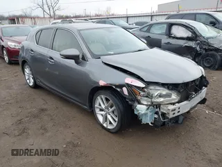 2014 Lexus CT 200h Hybrid with VIN JTHKD5BH8E2193974, listed as a IAAI auction lot 41456670 with 141,773 mi miles. Bid and sale history available at carsss.com. Image 1.