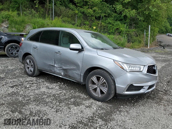 2019 Acura MDX with VIN 5J8YD4H33KL037219, listed as a Copart auction lot 58569505 with 28,215 mi miles and Salvage title. Bid and sale history available at DreamBid. Image 4.