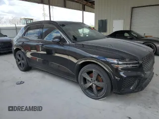 2022 Genesis GV70 2.5T with VIN KMUMADTB5NU034130, listed as a Copart auction lot 55062135 with Not Provided miles and Salvage Title. Bid and sale history available at DreamBid. Image 4.