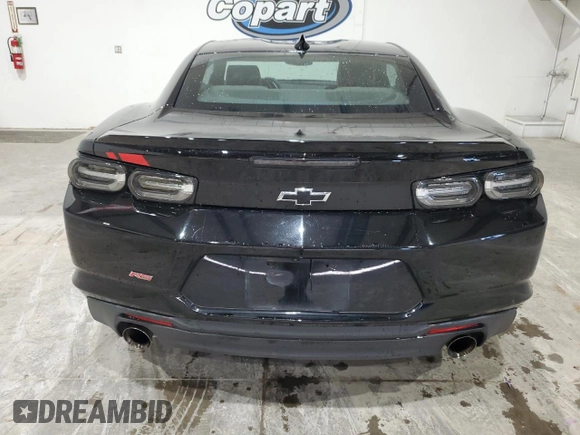 2022 Chevrolet Camaro 2LT with VIN 1G1FD1RS4N0133496, listed as a Copart auction lot 80735104 with 31,469 mi miles and Clean Title. Bid and sale history available at carsss.com. Image 6.