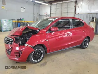 2019 Mitsubishi Mirage ES with VIN ML32F3FJ9KHF15954, listed as a Copart auction lot 60961485 with 155,137 mi miles and Salvage title. Bid and sale history available at DreamBid. Image 1.
