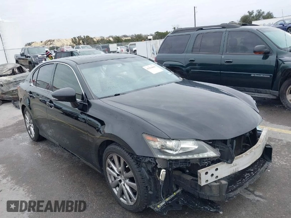 2013 Lexus GS 350 with VIN JTHBE1BL9D5005440, listed as a IAAI auction lot 41354666 with 122,346 mi miles. Bid and sale history available at carsss.com. Image 1.