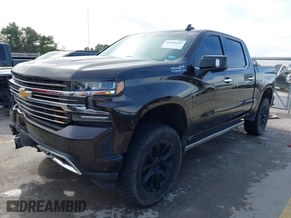 2019 Chevrolet Silverado 1500 High Country with VIN 1GCUYHELXKZ323675, listed as a IAAI auction lot 41296454 with 102,107 mi miles. Bid and sale history available at carsss.com. Image 17.