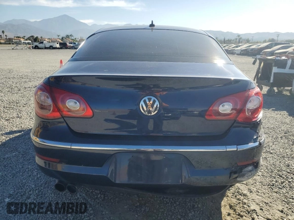 2010 Volkswagen CC Sport with VIN WVWML7ANXAE505558, listed as a Copart auction lot 75438534 with 113,002 mi miles and Salvage Title. Bid and sale history available at DreamBid. Image 6.
