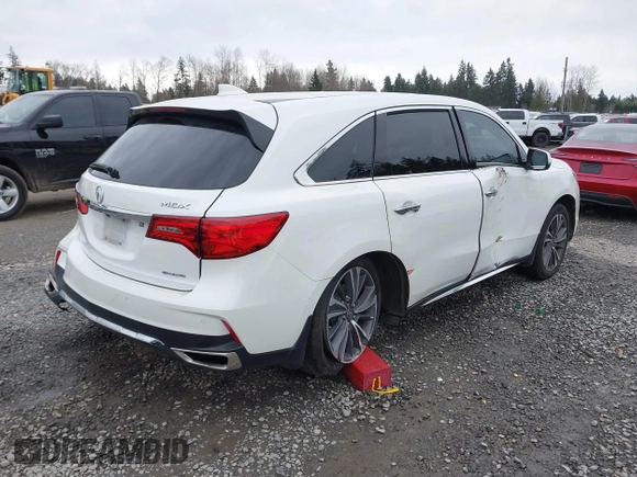 2019 Acura MDX w/Technology Pkg with VIN 5J8YD4H55KL016745, listed as a IAAI auction lot 41835318 with 61,011 mi miles. Bid and sale history available at carsss.com. Image 4.