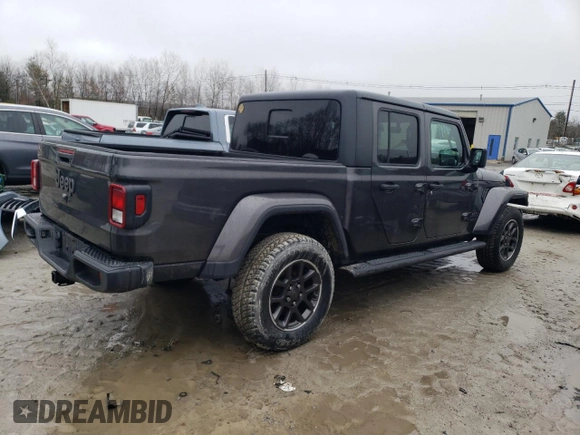 2021 Jeep Gladiator Willys with VIN 1C6HJTAG1ML519776, listed as a Copart auction lot 47517575 with 81,215 mi miles and Salvage title. Bid and sale history available at DreamBid. Image 3.