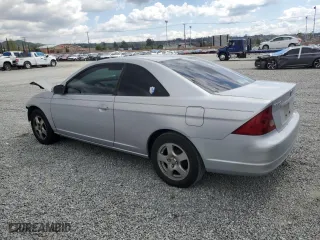 2001 Honda Civic EX with VIN 1HGEM22911L054023, listed as a Copart auction lot 51336125 with 138,629 mi miles and Salvage Title. Bid and sale history available at carsss.com. Image 2.