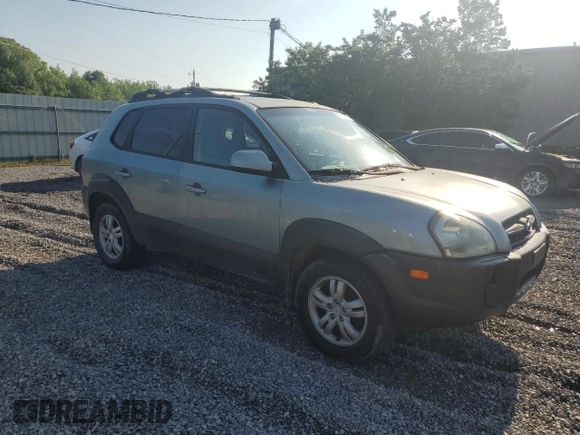 2006 Hyundai Tucson GLS with VIN KM8JN12DX6U412368, listed as a Copart auction lot 54700705 with 146,002 mi miles and Clean Title. Bid and sale history available at carsss.com. Image 4.