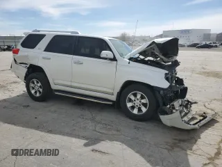 2013 Toyota 4Runner SR5 with VIN JTEZU5JR7D5048623, listed as a Copart auction lot 48212605 with 133,490 mi miles and Salvage Title. Bid and sale history available at DreamBid. Image 4.