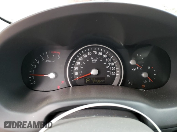 2012 Kia Sedona LX with VIN KNDMG4C77C6501093, listed as a Copart auction lot 48918985 with 194,364 mi miles and Salvage Title. Bid and sale history available at carsss.com. Image 9.