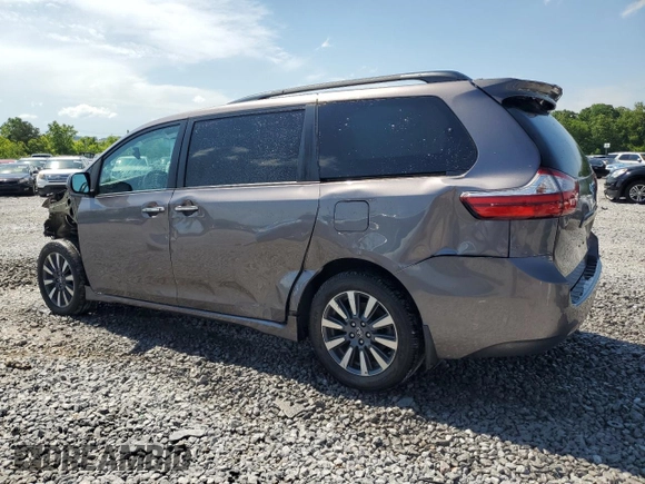 2019 Toyota Sienna XLE with VIN 5TDDZ3DC5KS222885, listed as a Copart auction lot 56983835 with 83,009 mi miles and Salvage title. Bid and sale history available at DreamBid. Image 2.