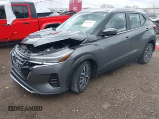 2021 Nissan Kicks SV with VIN 3N1CP5CV2ML515624, listed as a IAAI auction lot 41924838 with 33,060 mi miles and . Bid and sale history available at DreamBid. Image 2.