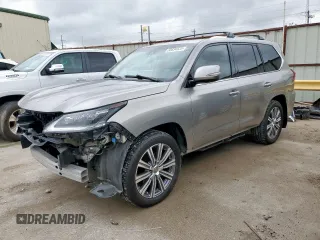 2017 Lexus LX with VIN JTJHY7AX0H4228050, listed as a Copart auction lot 50834635 with 74,028 mi miles and Salvage Title. Bid and sale history available at carsss.com. Image 1.