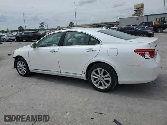 2010 Lexus ES 330 with VIN JTHBK1EG4A2390362, listed as a Copart auction lot 50737025 with 53,900 mi miles and Salvage Title. Bid and sale history available at DreamBid. Image 2.