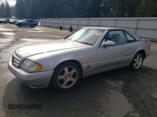 1999 Mercedes-Benz SL with VIN WDBFA76F4XF182318, listed as a Copart auction lot 45552705 with 135,447 mi miles and Clean title. Bid and sale history available at DreamBid. Image 1.