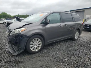 2015 Toyota Sienna Limited z VIN 5TDDK3DC7FS094949, wystawiony jako Copart lot #57659845 z przebiegiem 112 949 mil mil oraz Szkoda całkowita • Salvage title. Historia ofert i sprzedaży dostępna na DreamBid. Obrazek 1.