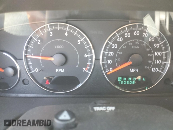 2005 Chrysler Sebring Touring with VIN 1C3AL56R45N662662, listed as a Copart auction lot 54200605 with 120,608 mi miles and Salvage Title. Bid and sale history available at DreamBid. Image 9.
