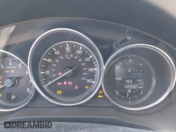 2017 Mazda CX-5 Touring with VIN JM3KFBCL8H0201074, listed as a IAAI auction lot 41747146 with 42,092 mi miles. Bid and sale history available at carsss.com. Image 7.