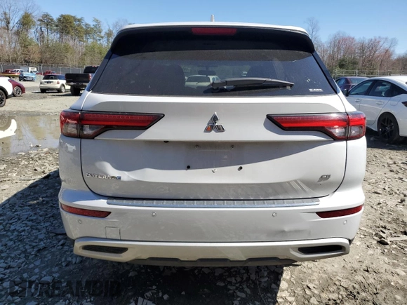 2023 Mitsubishi Outlander SE with VIN JA4J4UA89PZ020302, listed as a Copart auction lot 49296665 with 66,518 mi miles and Salvage Title. Bid and sale history available at carsss.com. Image 6.