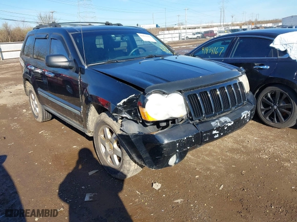 2008 Jeep Grand Cherokee Laredo with VIN 1J8GR48K98C193110, listed as a IAAI auction lot 41833331 with 174,518 mi miles. Bid and sale history available at carsss.com. Image 1.