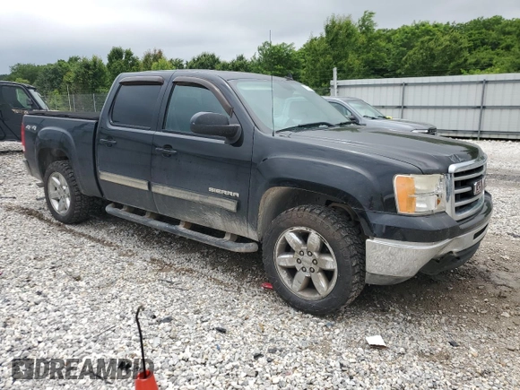2013 GMC Sierra 1500 SLT with VIN 3GTP2WE72DG122782, listed as a Copart auction lot 59756105 with 178,181 mi miles and Salvage title. Bid and sale history available at DreamBid. Image 4.