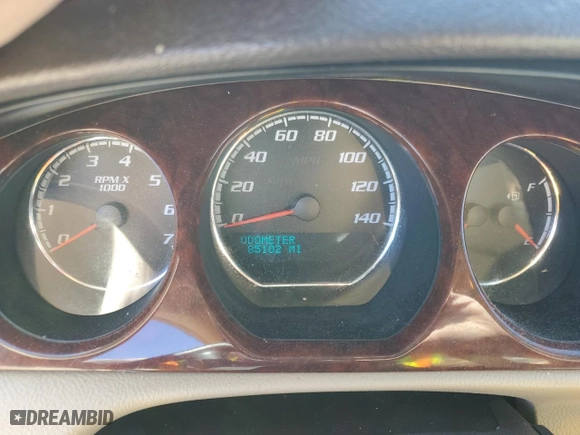 2009 Buick Lucerne CX with VIN 1G4HP57M09U138773, listed as a Copart auction lot 46889135 with 85,102 mi miles and Salvage Title. Bid and sale history available at carsss.com. Image 9.