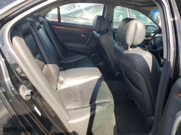 2008 Acura RL Tech Pkg with VIN JH4KB16698C002603, listed as a Copart auction lot 48773765 with 168,976 mi miles and Salvage Title. Bid and sale history available at carsss.com. Image 10.