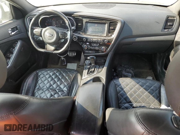 2014 Kia Optima SXL Turbo z VIN 5XXGR4A60EG283083, wystawiony jako Copart lot #54181395 z przebiegiem 167 669 mil mil oraz Szkoda całkowita • Salvage title. Historia ofert i sprzedaży dostępna na DreamBid. Obrazek 8.