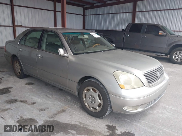 2001 Lexus LS 430 with VIN JTHBN30F010016733, listed as a IAAI auction lot 42240794 with 189,773 mi miles and . Bid and sale history available at DreamBid. Image 1.