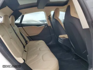 2015 Tesla Model S 85 kWh Battery with VIN 5YJSA1H15FFP68043, listed as a Copart auction lot 54010225 with 49,236 mi miles and Salvage Title. Bid and sale history available at carsss.com. Image 10.