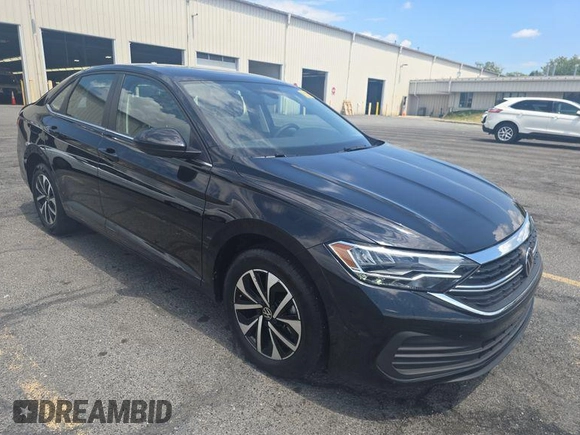 2024 Volkswagen Jetta S with VIN 3VW5M7BU6RM050864, listed as a IAAI auction lot 42854244 with 23,681 mi miles and . Bid and sale history available at DreamBid. Image 18.