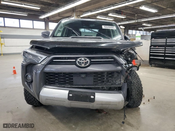 2022 Toyota 4Runner TRD Off Road Premium with VIN JTERU5JRXN5973740, listed as a Copart auction lot 46648495 with 28,001 mi miles and Salvage Title. Bid and sale history available at carsss.com. Image 5.