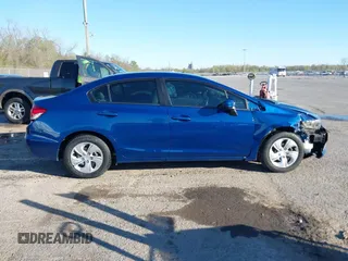 2015 Honda Civic Sedan LX with VIN 2HGFB2F57FH564432, listed as a IAAI auction lot 41839793 with 72,197 mi miles. Bid and sale history available at carsss.com. Image 13.