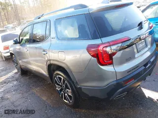 2021 GMC Acadia SLT with VIN 1GKKNMLS6MZ190391, listed as a IAAI auction lot 41353351 with 104,851 mi miles. Bid and sale history available at carsss.com. Image 3.