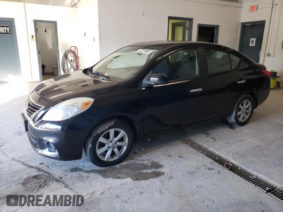 2012 Nissan Versa SL with VIN 3N1CN7AP9CL804584, listed as a Copart auction lot 49459735 with 90,093 mi miles and Clean title. Bid and sale history available at DreamBid. Image 1.