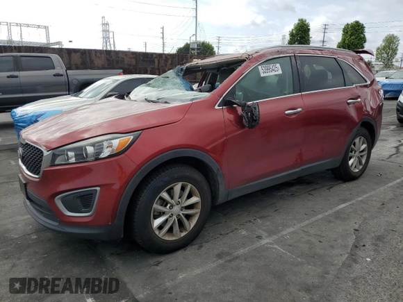 2017 Kia Sorento LX with VIN 5XYPG4A33HG294350, listed as a Copart auction lot 53995425 with 191,082 mi miles and Salvage Title. Bid and sale history available at carsss.com. Image 1.