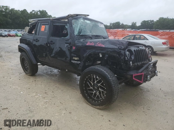 2014 Jeep Wrangler Unlimited Sahara z VIN 1C4HJWEG4EL305998, wystawiony jako Copart lot #56377275 z przebiegiem 60 597 mil mil oraz Szkoda całkowita • Salvage title. Historia ofert i sprzedaży dostępna na DreamBid. Obrazek 4.