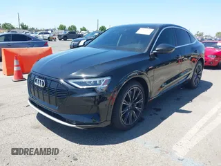 2020 Audi e-tron Sportback Premium Plus with VIN WA12ABGE6LB035499, listed as a IAAI auction lot 42496844 with 64,104 mi miles and . Bid and sale history available at DreamBid. Image 2.