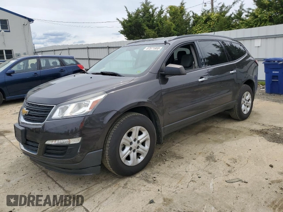 2017 Chevrolet Traverse LS with VIN 1GNKVFED6HJ239185, listed as a Copart auction lot 57571955 with 191,673 mi miles and Clean title. Bid and sale history available at DreamBid. Image 1.