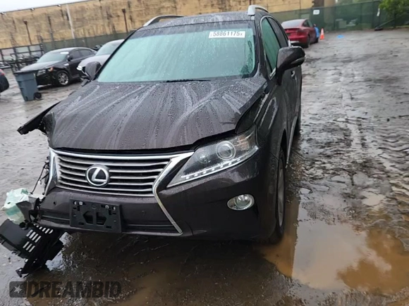 2014 Lexus RX 350 with VIN 2T2BK1BA4EC236769, listed as a Copart auction lot 58861175 with 15,737 mi miles and Salvage title. Bid and sale history available at DreamBid. Image 14.