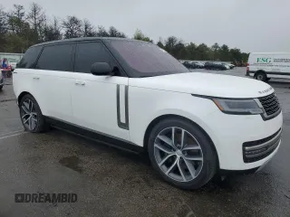 2023 Land Rover Range Rover with VIN SALK1BE71PA038180, listed as a Copart auction lot 55157005 with 10,629 mi miles and Salvage Title. Bid and sale history available at DreamBid. Image 4.