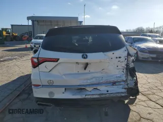 2022 Acura MDX w/Advance Package with VIN 5J8YE1H87NL047599, listed as a Copart auction lot 46149025 with 0 mi miles and Salvage Title. Bid and sale history available at carsss.com. Image 6.