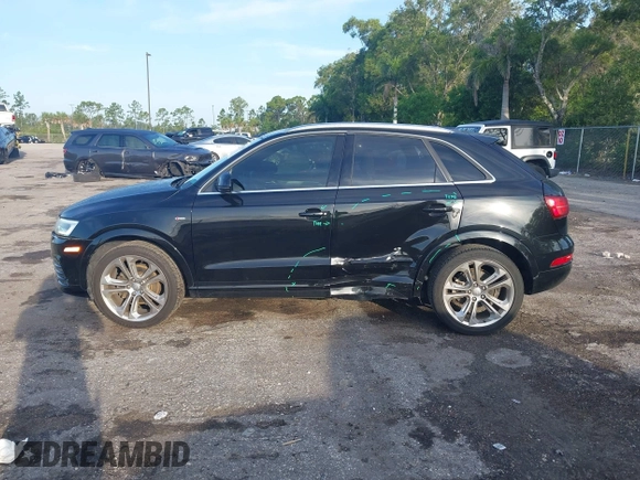2018 Audi Q3 Premium Plus z VIN WA1HCCFS3JR022277, wystawiony jako IAAI lot #42468345 z przebiegiem 78 225 mil mil oraz . Historia ofert i sprzedaży dostępna na DreamBid. Obrazek 14.