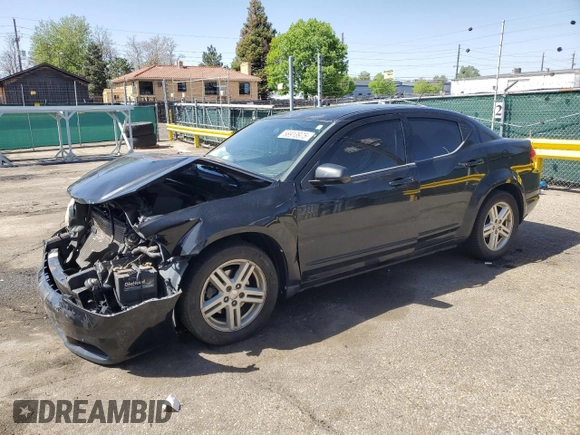 2013 Dodge Avenger SXT with VIN 1C3CDZCGXDN709157, listed as a Copart auction lot 56913975 with 119,260 mi miles and Salvage title. Bid and sale history available at DreamBid. Image 1.