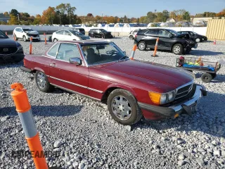 1987 Mercedes-Benz 560 with VIN WDBBA48D0HA056013, listed as a Copart auction lot 77407894 with 144,639 mi miles and Clean Title. Bid and sale history available at carsss.com. Image 4.
