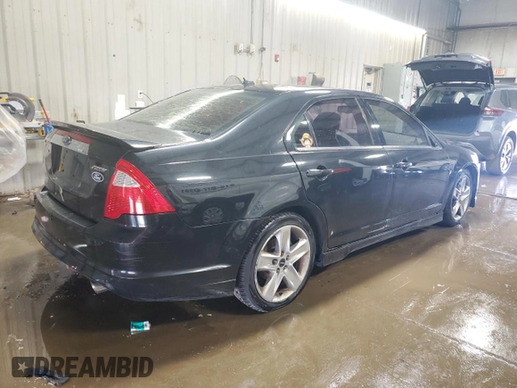 2010 Ford Fusion SPORT with VIN 3FAHP0KC4AR223946, listed as a Copart auction lot 50918265 with 162,841 mi miles and Salvage Title. Bid and sale history available at carsss.com. Image 3.