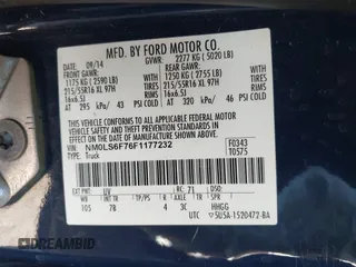 2015 Ford Transit Connect XLT with VIN NM0LS6F76F1177232, listed as a IAAI auction lot 42221012 with 360,987 mi miles and . Bid and sale history available at DreamBid. Image 9.