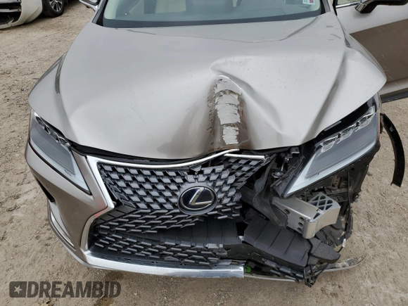 2020 Lexus RX with VIN 2T2HGMDA6LC043854, listed as a Copart auction lot 43705705 with 39,700 mi miles and Salvage Title. Bid and sale history available at carsss.com. Image 13.