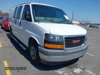 2017 GMC Savana Cargo z VIN 1GTW7AFF7H1911407, wystawiony jako IAAI lot #42222594 z przebiegiem 145 924 mil mil oraz . Historia ofert i sprzedaży dostępna na DreamBid. Obrazek 1.