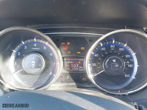 2012 Hyundai Sonata 2.0T SE with VIN 5NPEC4ABXCH464909, listed as a IAAI auction lot 40926357 with 59,230 mi miles. Bid and sale history available at carsss.com. Image 7.